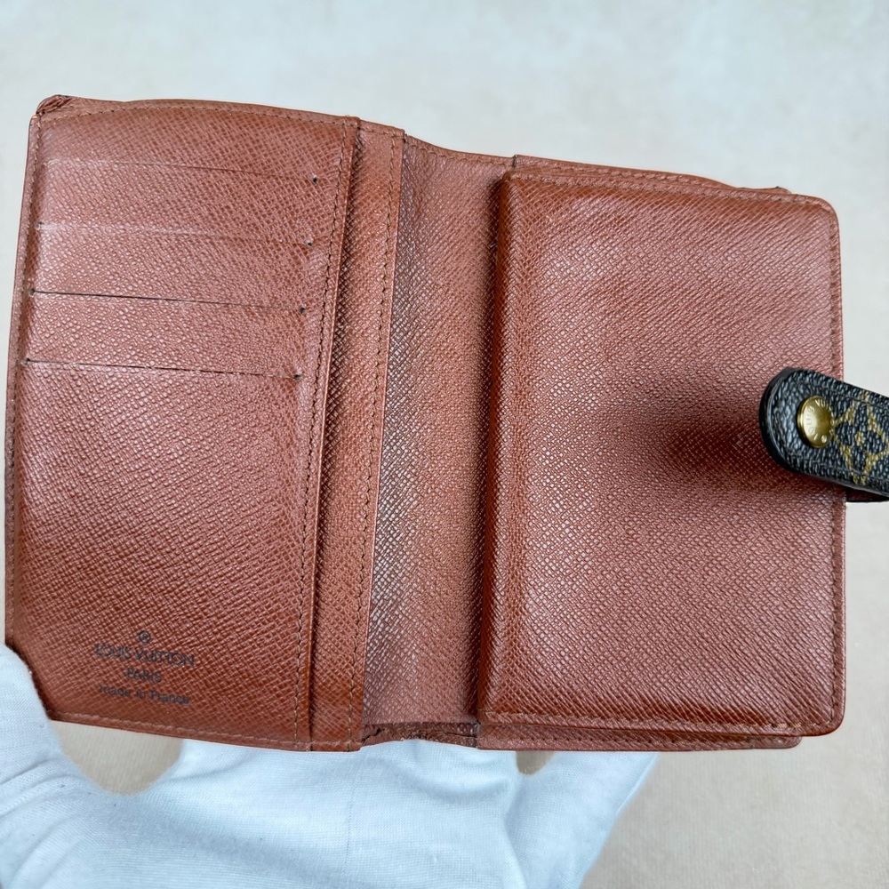 Louis Vuitton Monogram Kisslock Wallet Vintage Coin Purse - Picture 6 of 16
